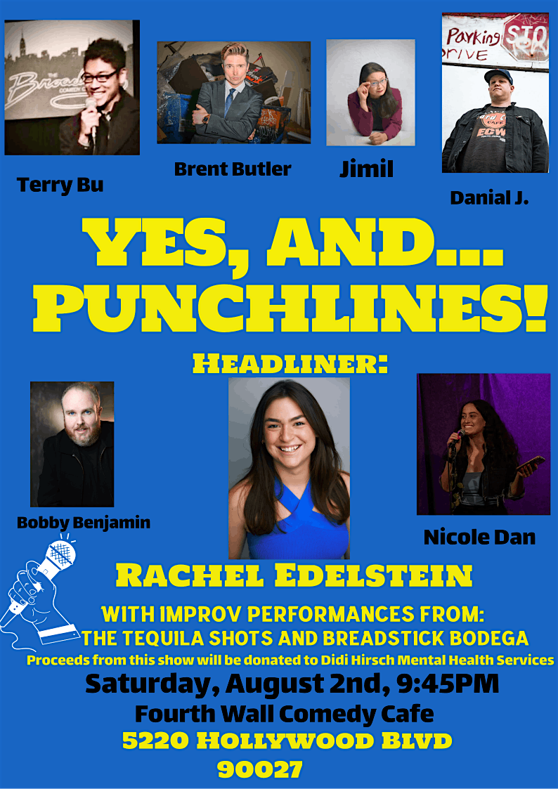 Yes, And Punchlines!, 2 August | Event in Los Angeles | AllEvents