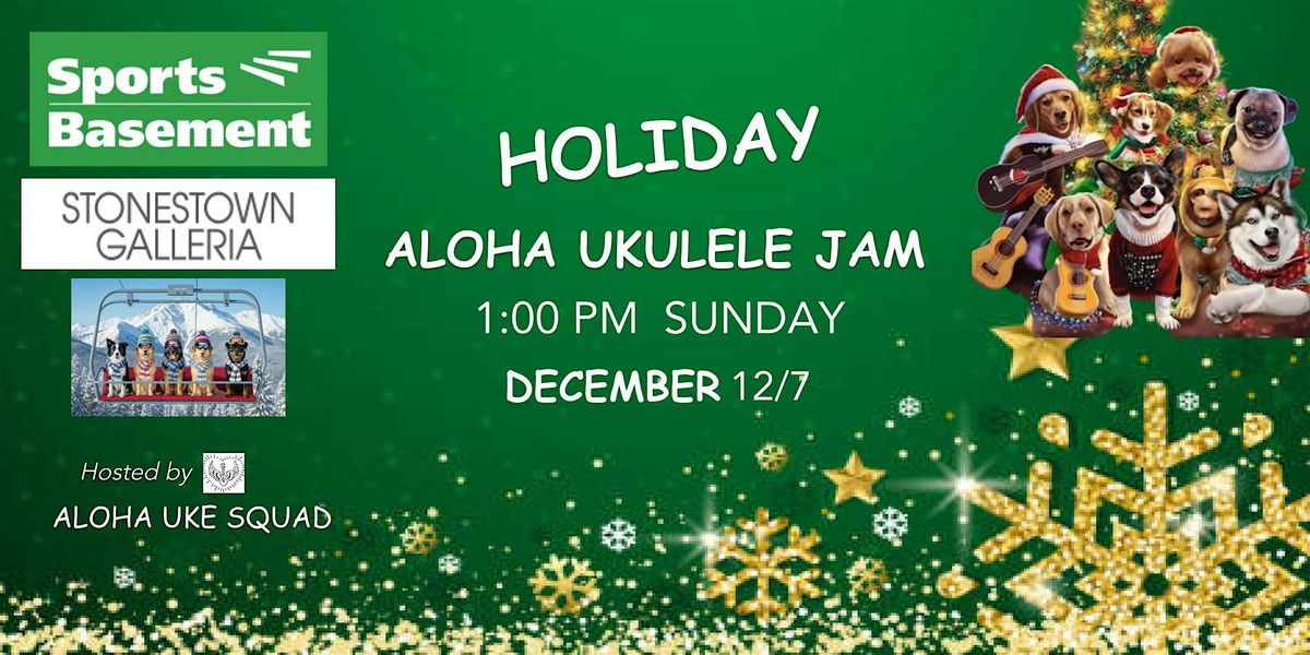 Holiday Aloha Ukulele Jam  - December (12/7), 7 December | Event in San Francisco | AllEvents