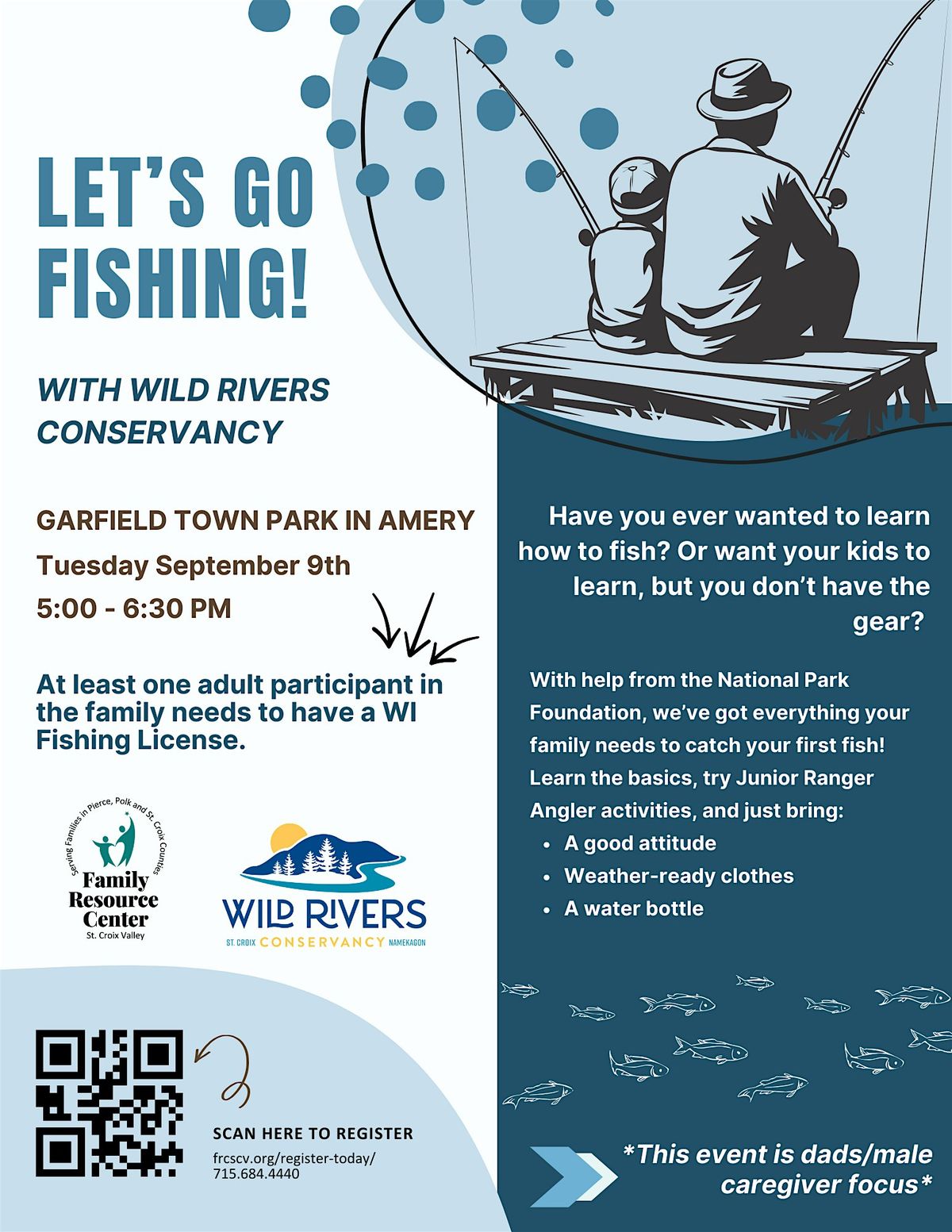 Let's Go Fishing with Wild Rivers Conservancy - Special Event, 9 September | Event in Amery | AllEvents