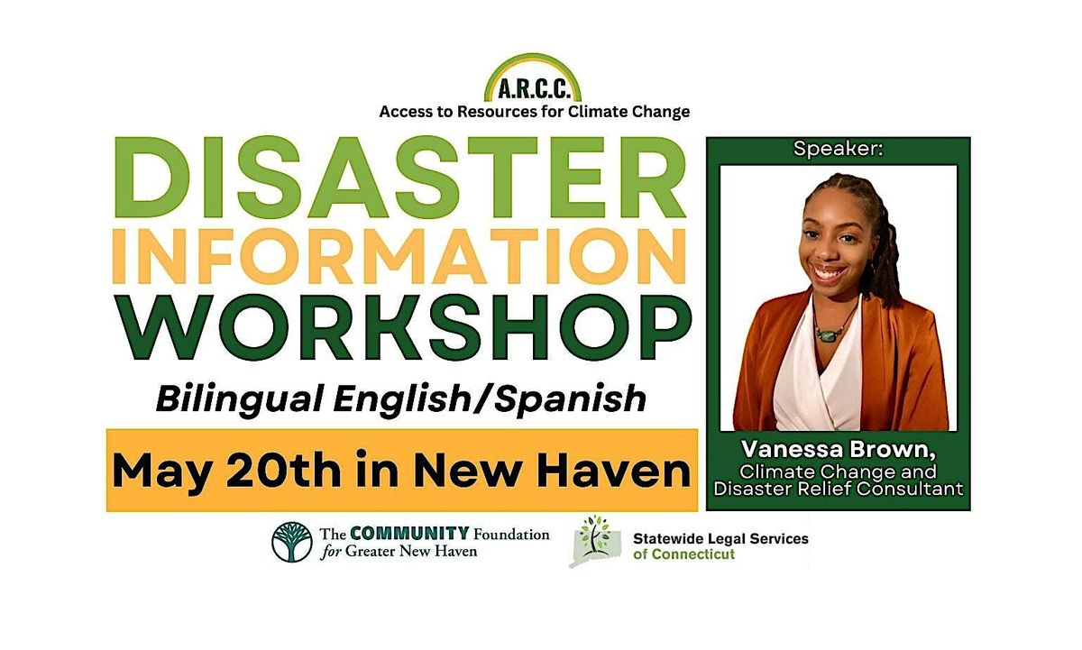 Bilingual Disaster Information Workshop, 20 May | Event in New Haven | AllEvents