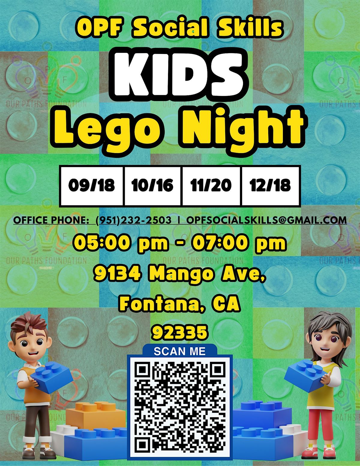 LEGO NIGHT - Social Skills, 18 September | Event in Fontana | AllEvents