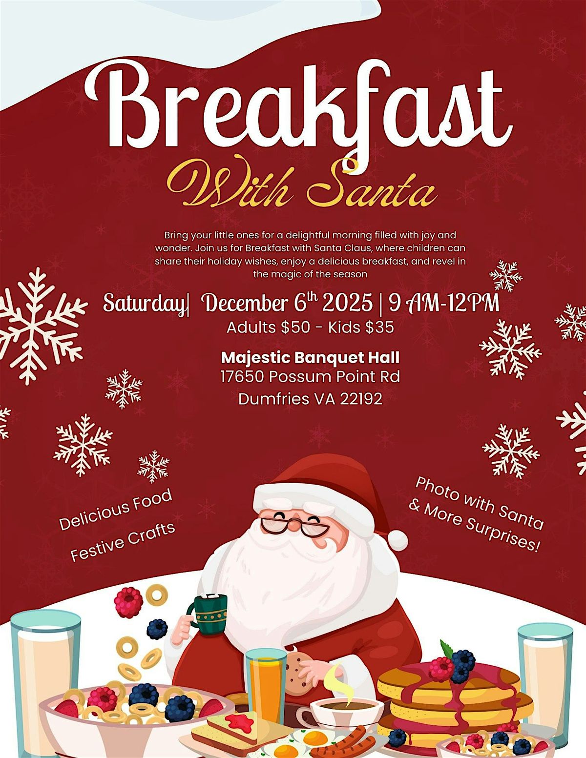 Breakfast with Santa 2025, 6 December | Event in Dumfries | AllEvents
