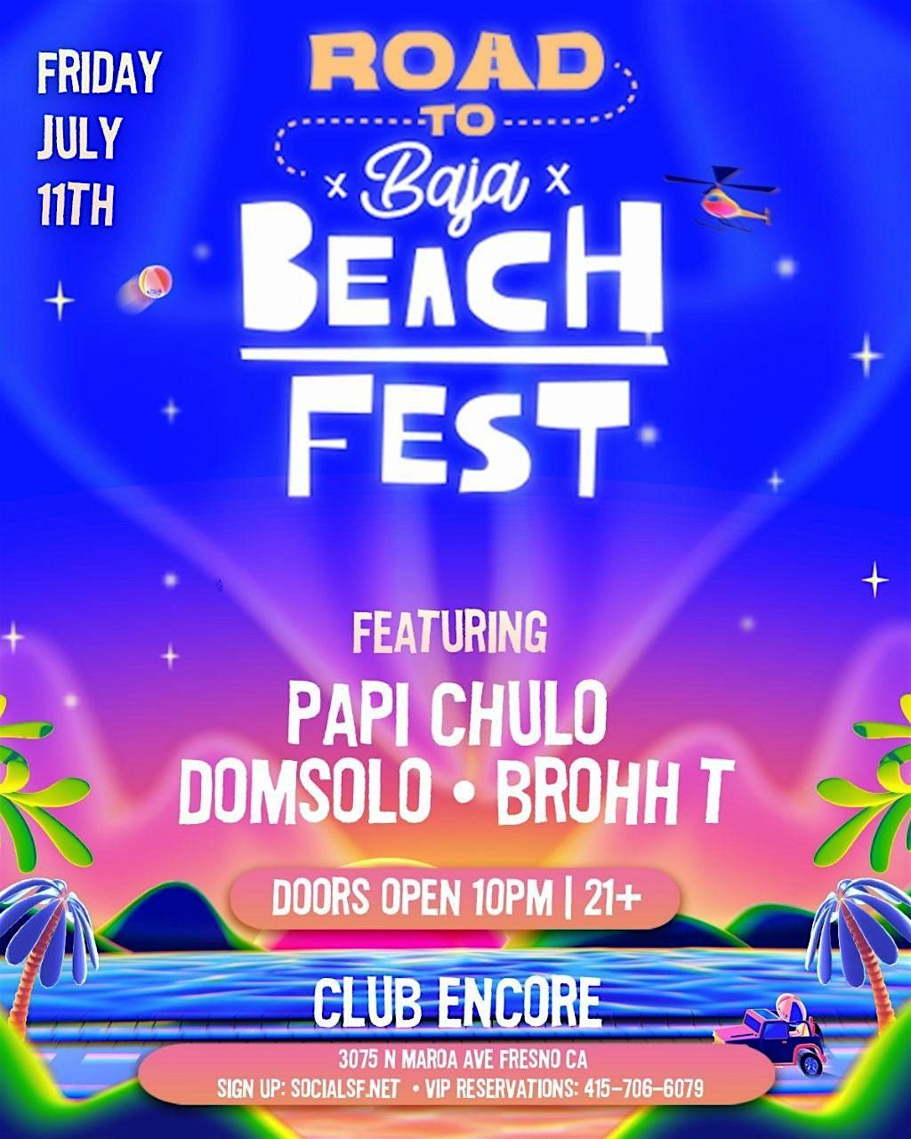 EL PATIO AT NIGHT | Road to Baja BEACH POOL PARTY | FRESNO @ CLUB ENCORE, 11 July | Event in Fresno | AllEvents