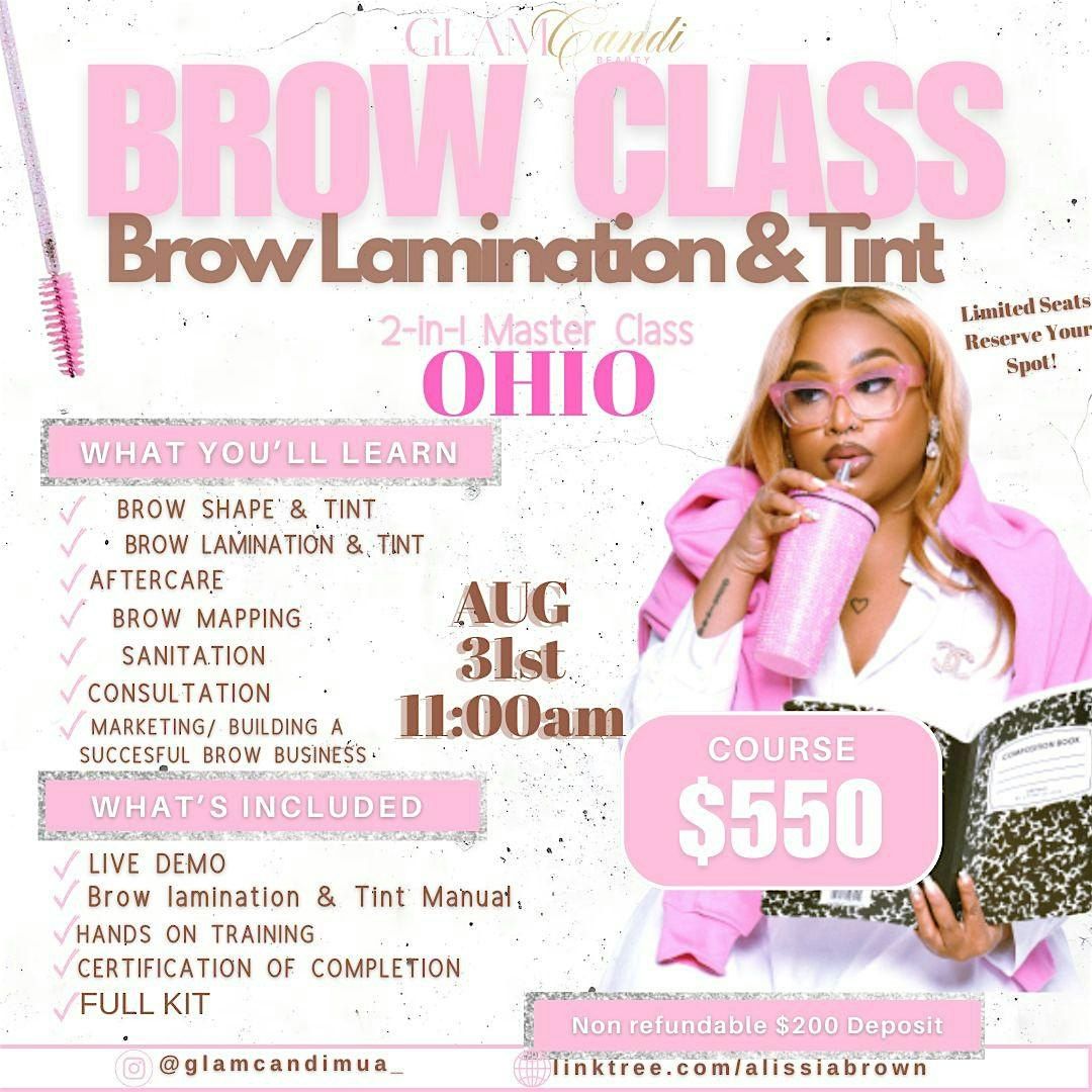 GC BEAUTY ACADEMY: BROW LAMINATION COURSE, 31 August | Event in Warren | AllEvents