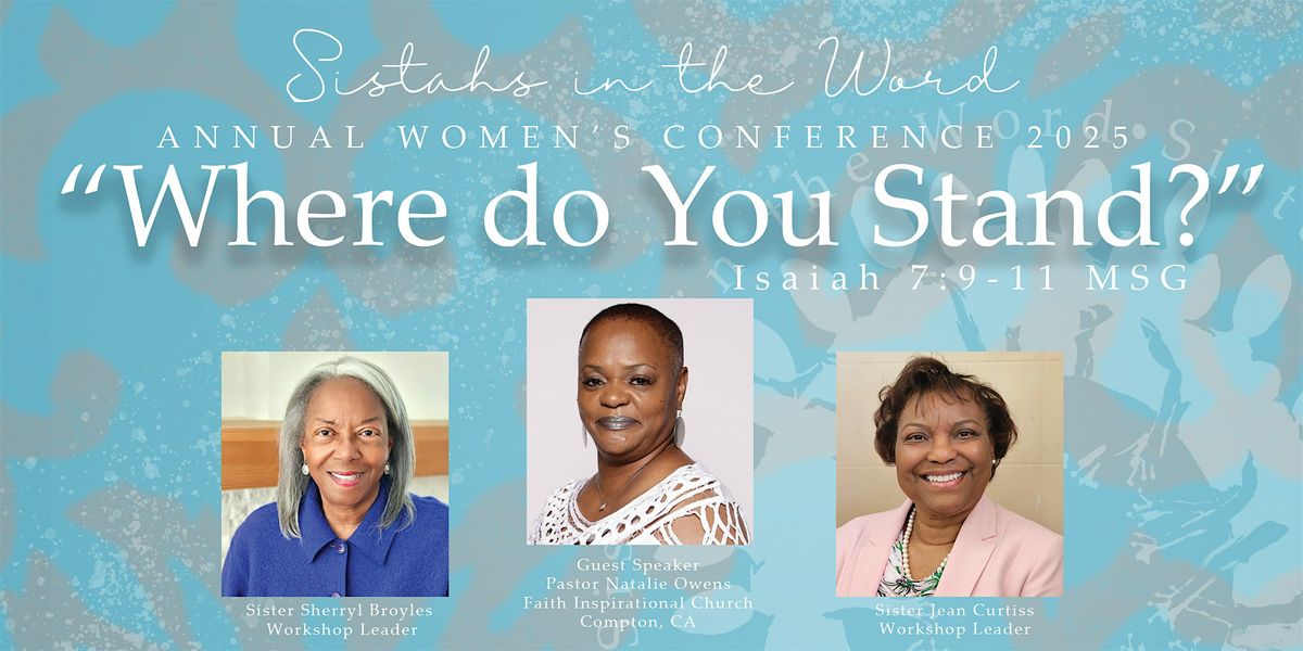Sistahs in the Word 2025 Conference, 13 September | Event in Lakewood | AllEvents