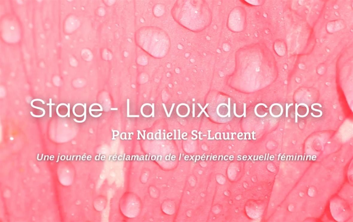 Stage - La Voix du Corps, 29 November | Event in Laval | AllEvents