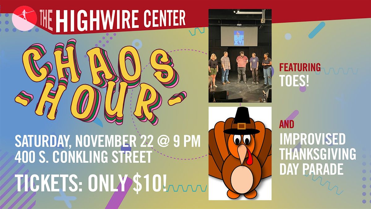 Chaos Hour: Improv at The Highwire Center!, 22 November | Event in Baltimore | AllEvents