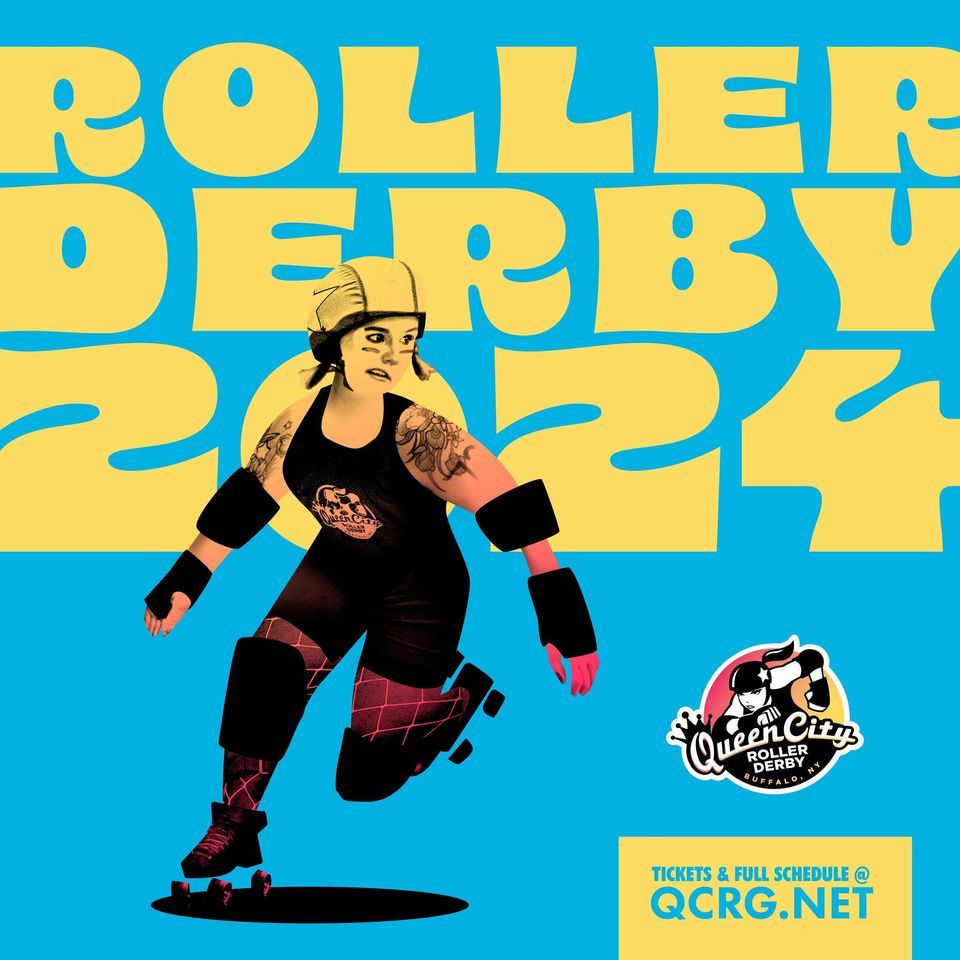 QCRD 2024 Season Game 10 Sirens vs Roc City Roller Derby, Buffalo RiverWorks, April 28 2024