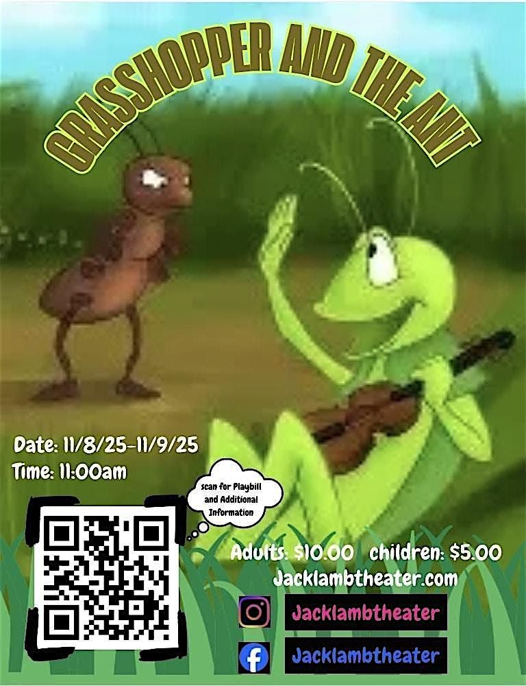 GRASSHOPPER AND THE ANT (PRODUCTION), 8 November | Event in Tampa | AllEvents