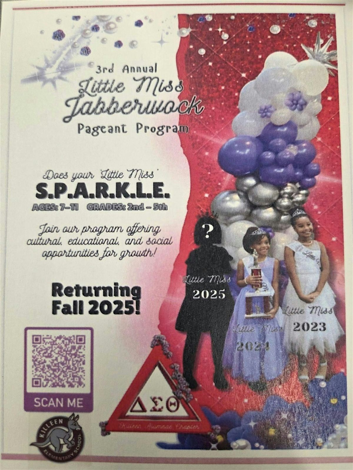 3rd Annual Little Miss Jabberwock Pageant (LMJP) Program, 1 December | Event in Killeen | AllEvents