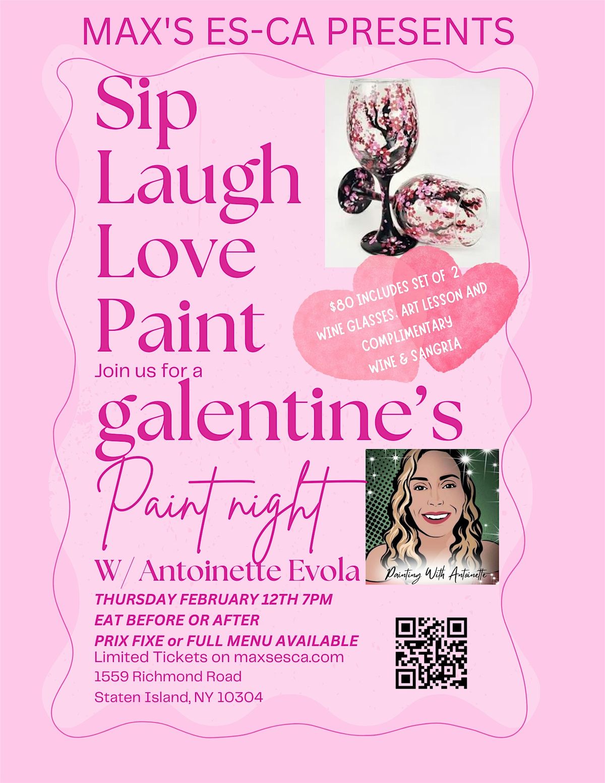 Galentine's Paint Night, 12 February | Event in Staten Island | AllEvents