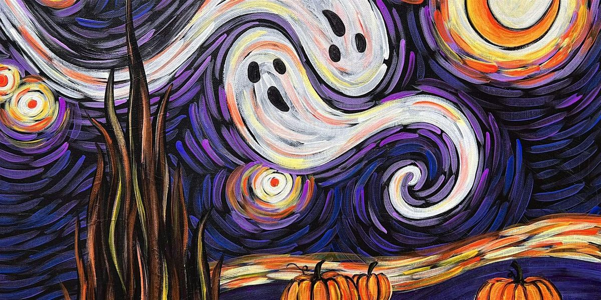 Van Gogh’s Starry Night - Halloween II - Paint and Sip by Classpop!™, 31 May | Event in Tyler | AllEvents