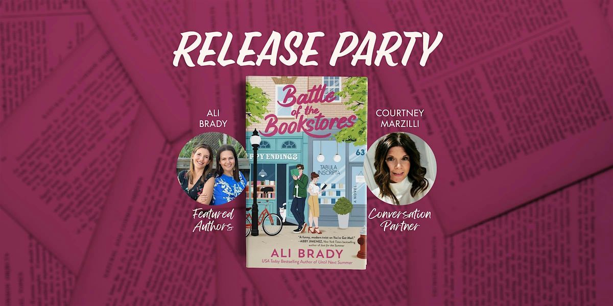 Battle of the Bookstores Release Bash with Ali Brady, 8 June | Event in cambridge | AllEvents