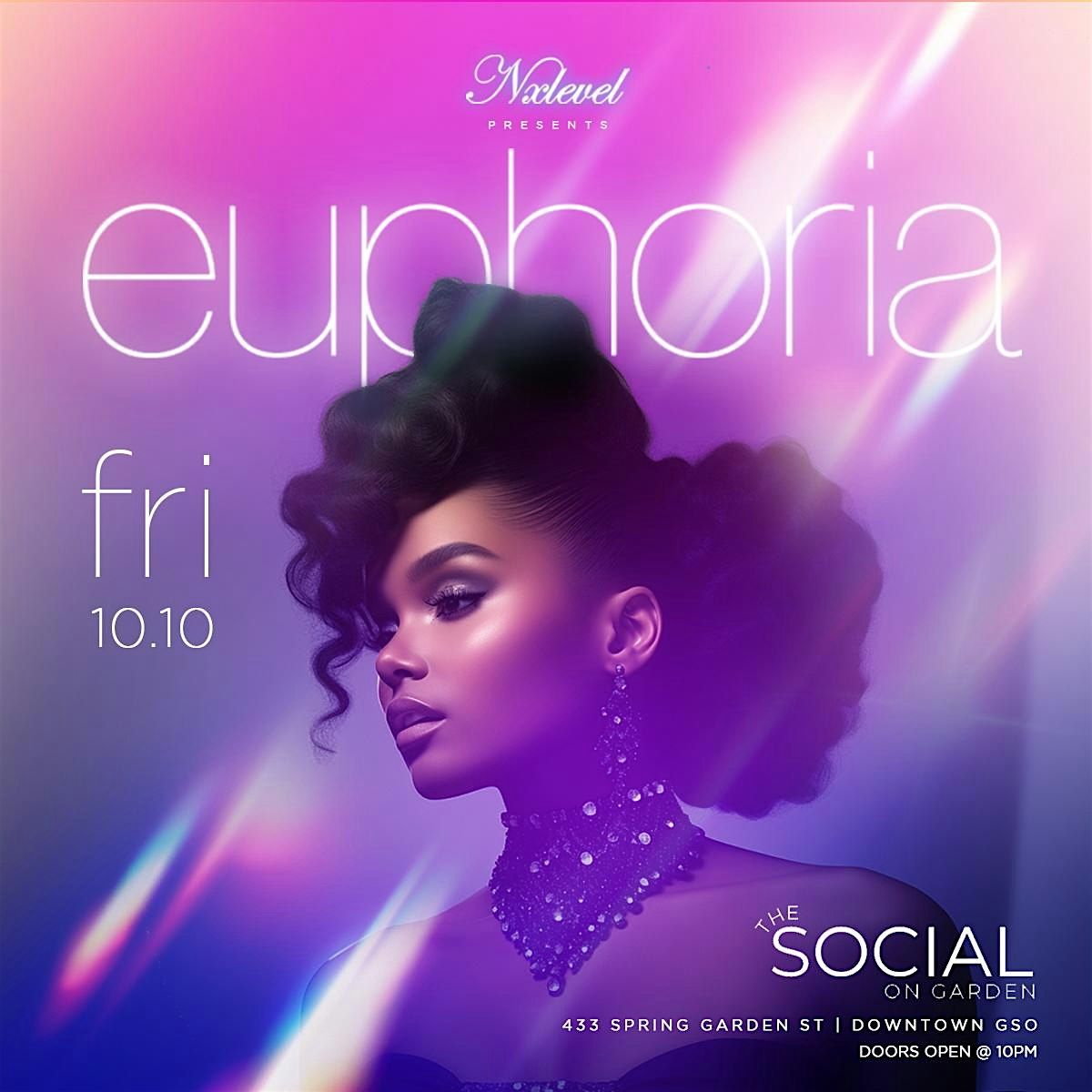 [EUPHORIA] // The 25&Up Extravaganza, 10 October | Event in Greensboro | AllEvents