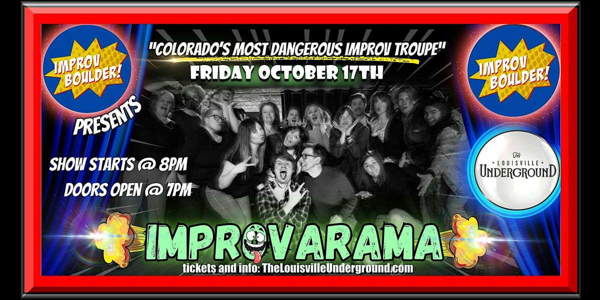 IMPROVARAMA!, 17 October | Event in Louisville | AllEvents
