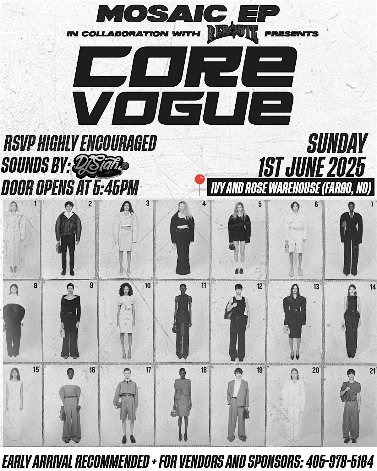 Core Vogue, 1 June | Event in Fargo | AllEvents