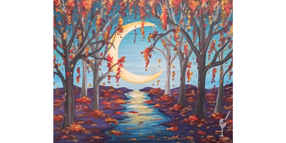 Walk in the Moonlight - Paint and Sip in Austin | Classpop!™, 9 October | Event in Austin | AllEvents