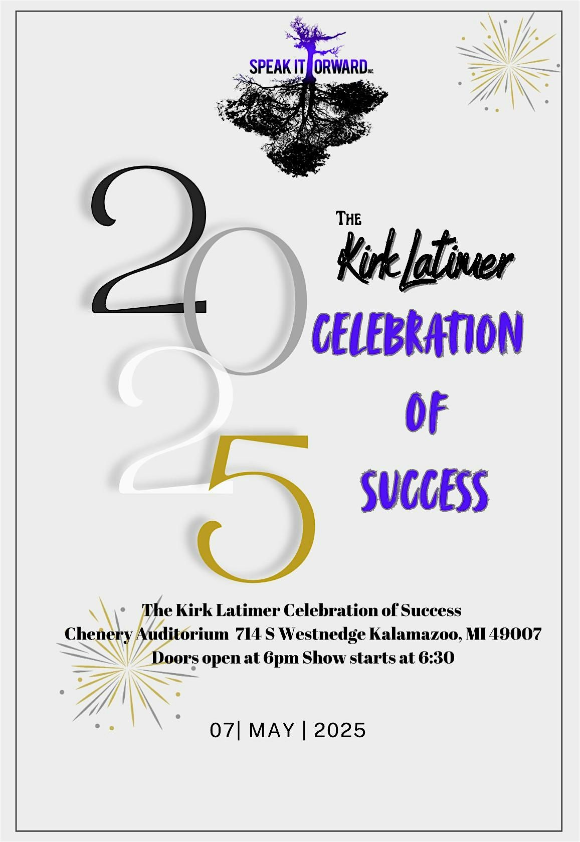 Kirk Latimer: Celebration of Success, 7 May | Event in Kalamazoo | AllEvents