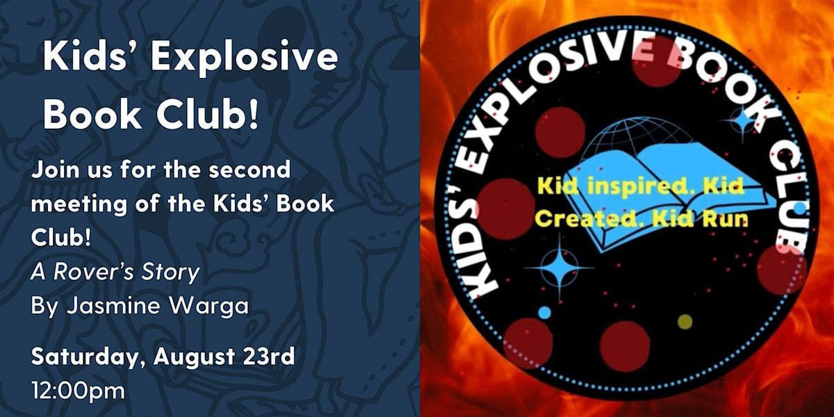 Kids' Explosive Book Club!, 23 August | Event in Manchester | AllEvents