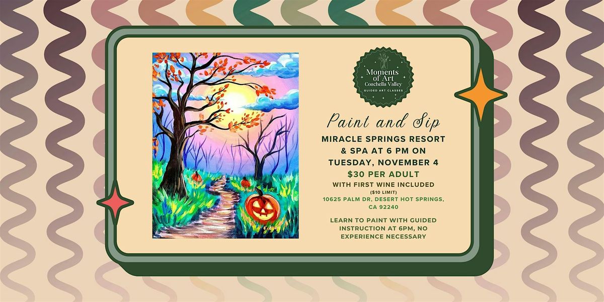 Beautiful Fall Path Paint and Sip (Buy 3, Get 4th Ticket Free), 4 November | Event in Desert Hot Springs | AllEvents