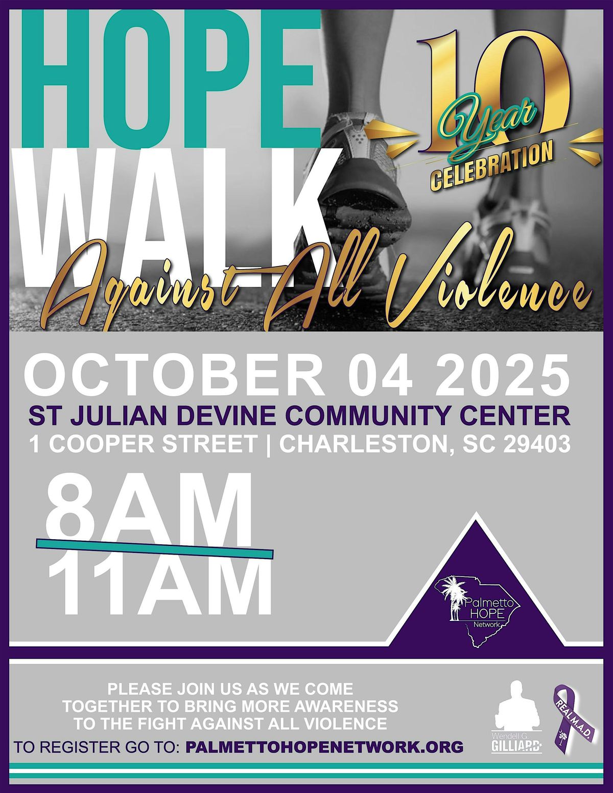 10th Annual Hope Walk, 4 October | Event in Mount Pleasant | AllEvents