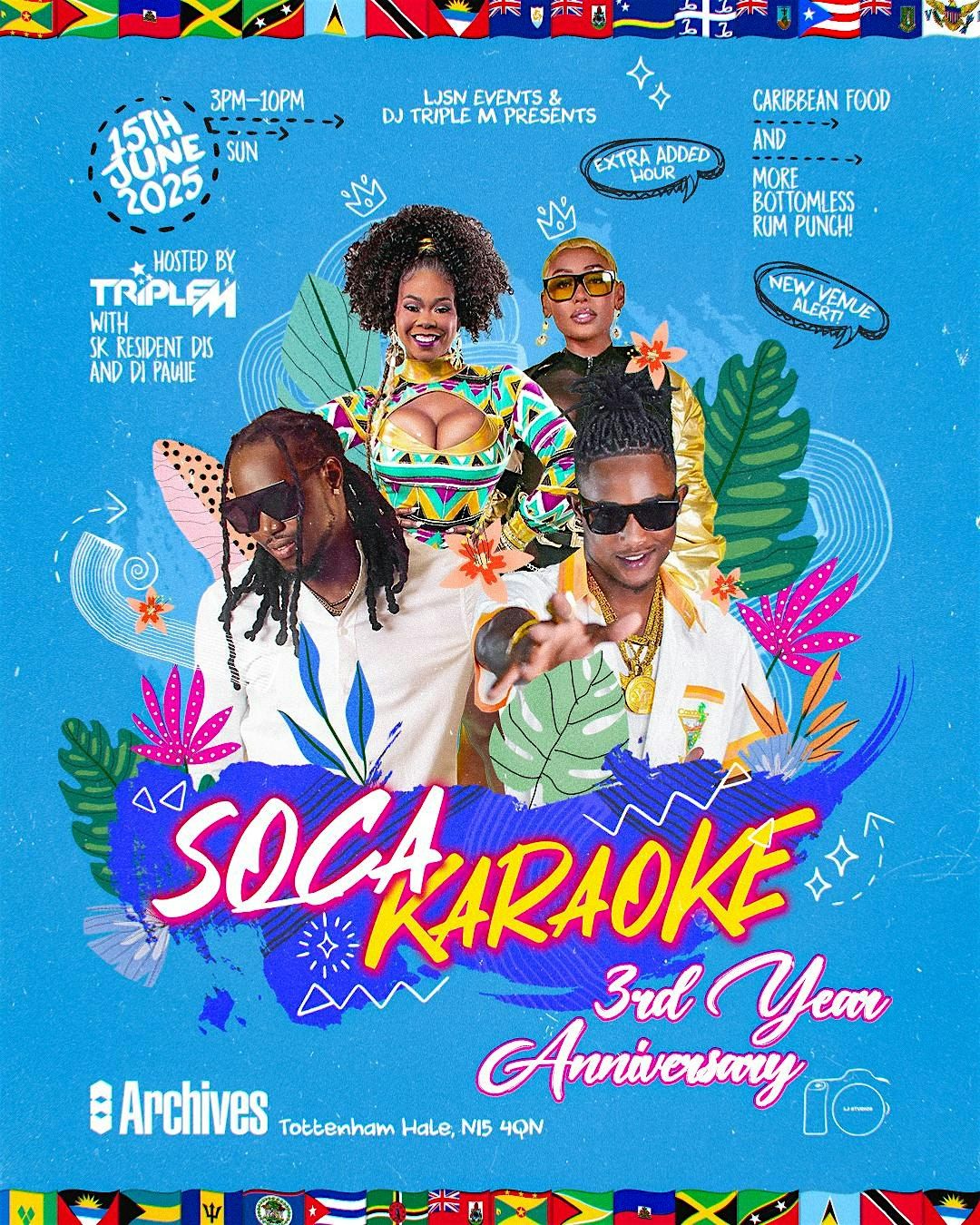 Soca Karaoke 3rd Year Anniversary! Hosted by DJ TRIPLE M | Event in London | AllEvents