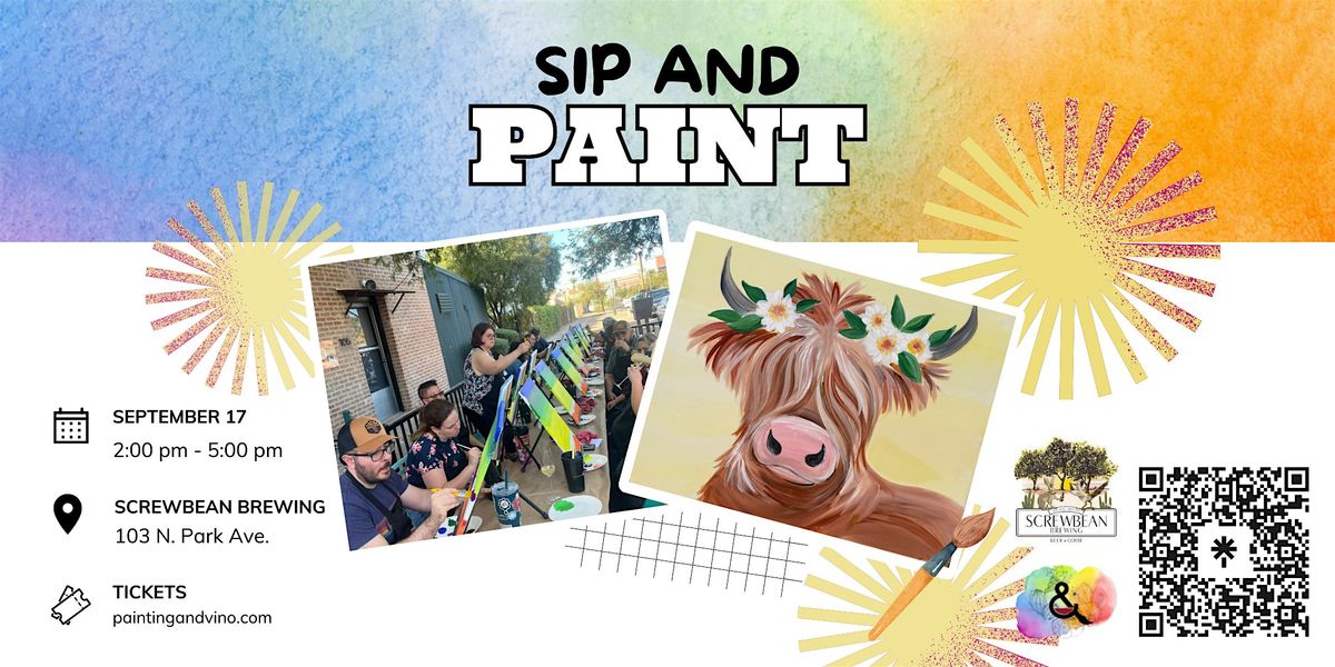 Fun Daisy Mae Paint and Sip at Screwbean Brewing – Traced Canvas!, 20 September | Event in Tucson | AllEvents