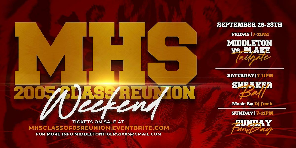Midddleton High School 20th year class reunion, 26 September | Event in Tampa | AllEvents