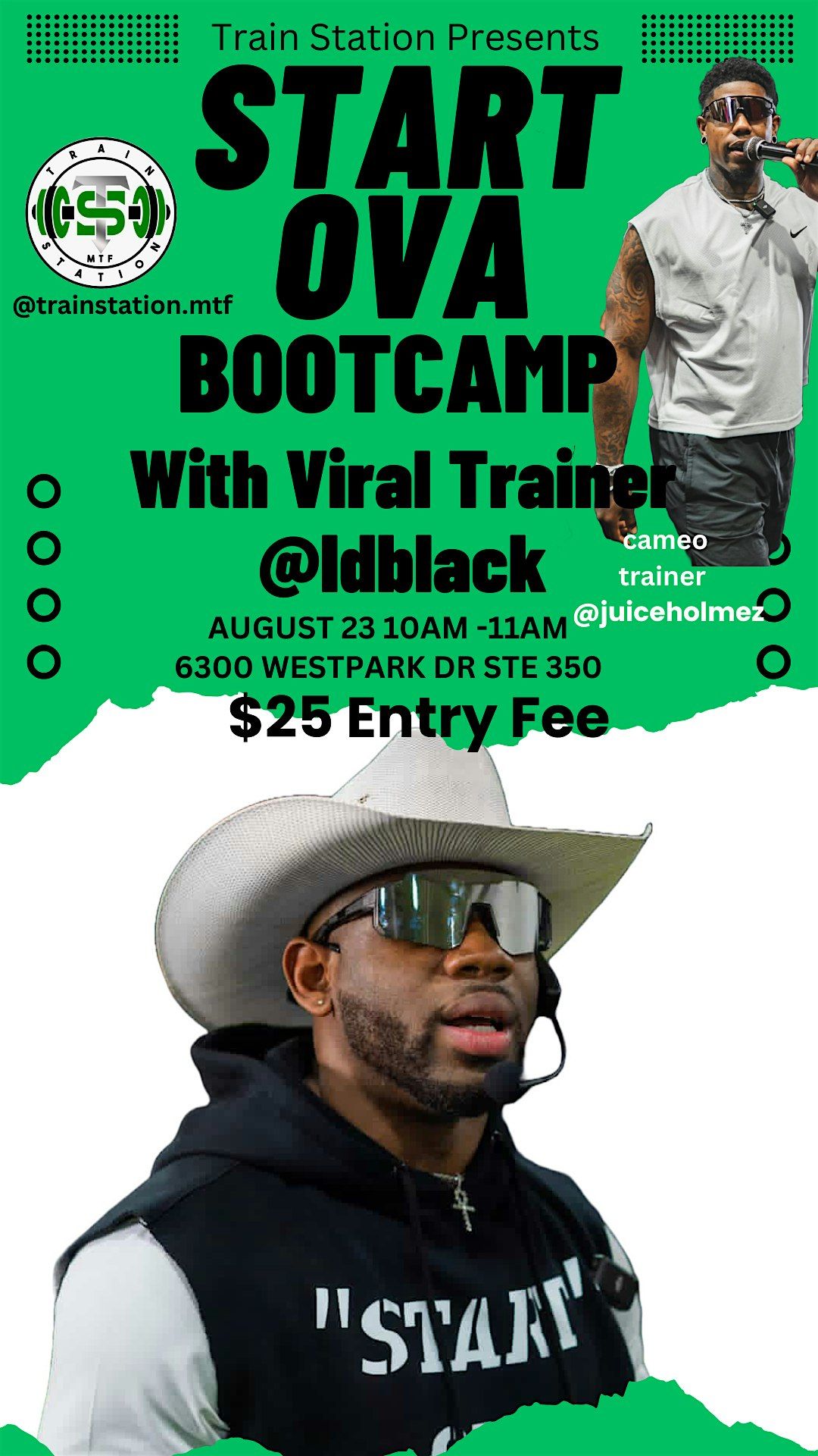 Start Ova! BOOTCAMP, 23 August | Event in Houston | AllEvents