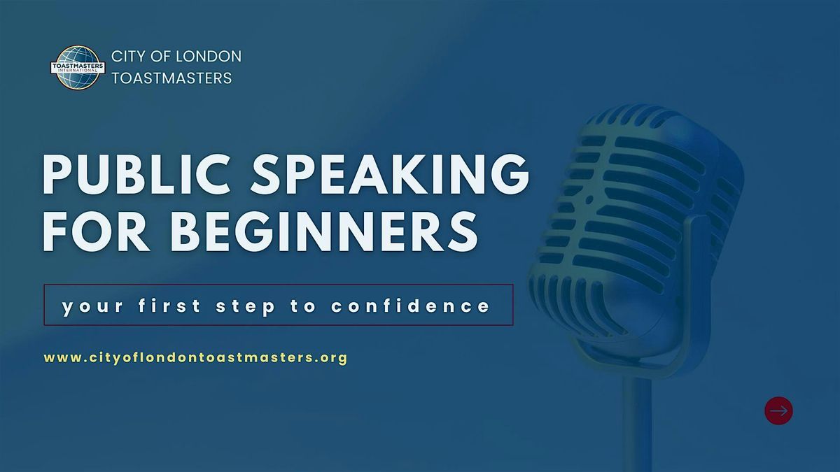 FREE Public Speaking and Leadership Event by City of London Toastmasters, 2 December | Event in London | AllEvents