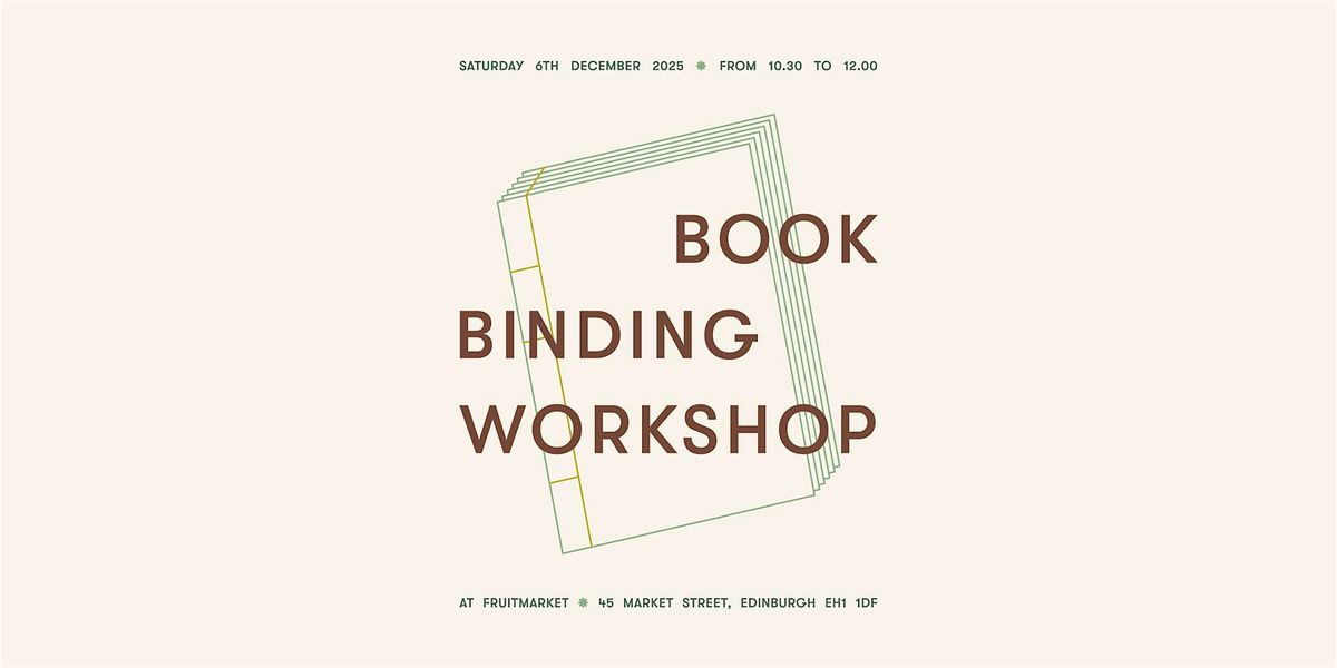 Bookbinding Workshop: Japanese Stab Binding, 6 December | Event in Edinburgh | AllEvents