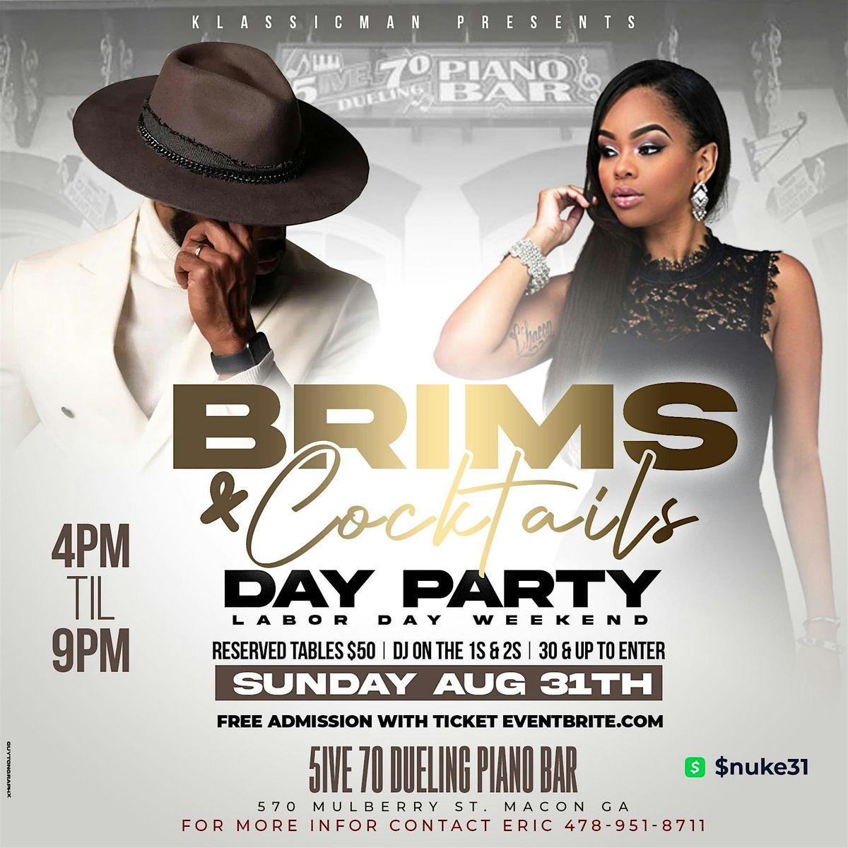 Brims&Cocktails, 31 August | Event in Macon | AllEvents