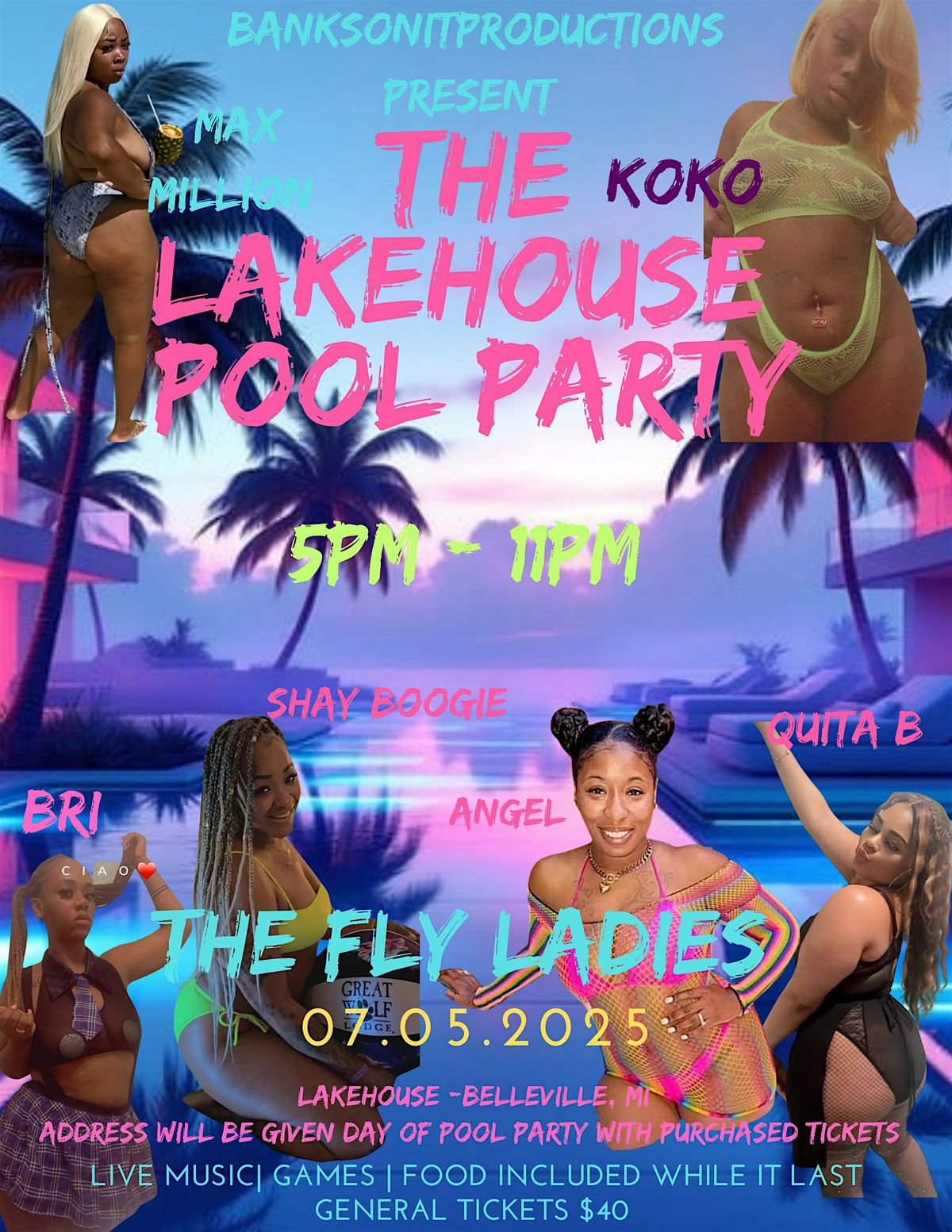 Lakehouse Pool Party, 5 July | Event in Belleville | AllEvents