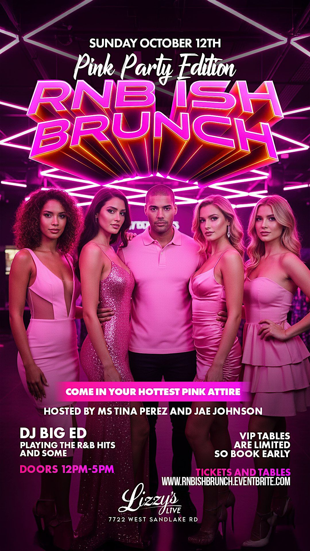 RnB Ish Brunch - Pink Party Edition, 12 October | Event in Orlando | AllEvents
