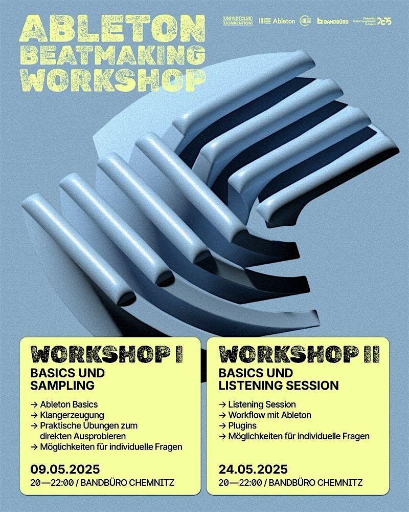 Ableton Beatmaking Workshop II - Basics und Listening Session, 24 June | Event in Chemnitz | AllEvents
