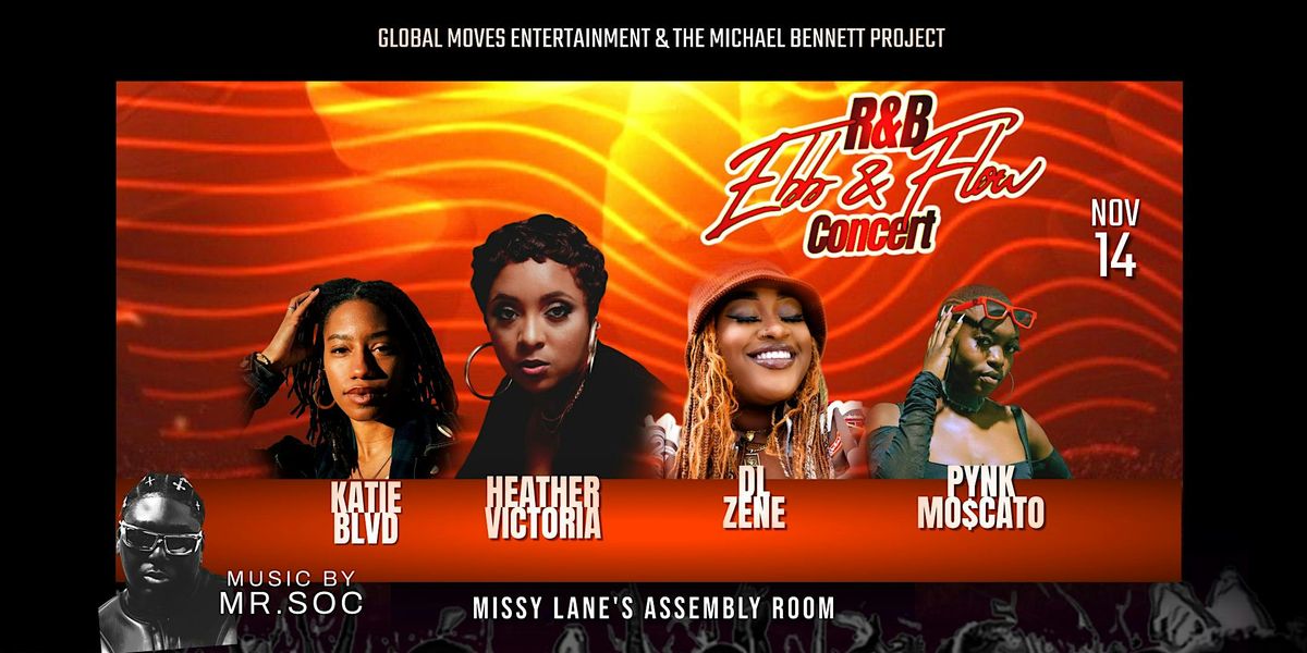 EBB & FLOW: Heather Victoria, DL Zene, Pynk Mo$cato, Katie Blvd (Durham NC), 14 November | Event in Durham