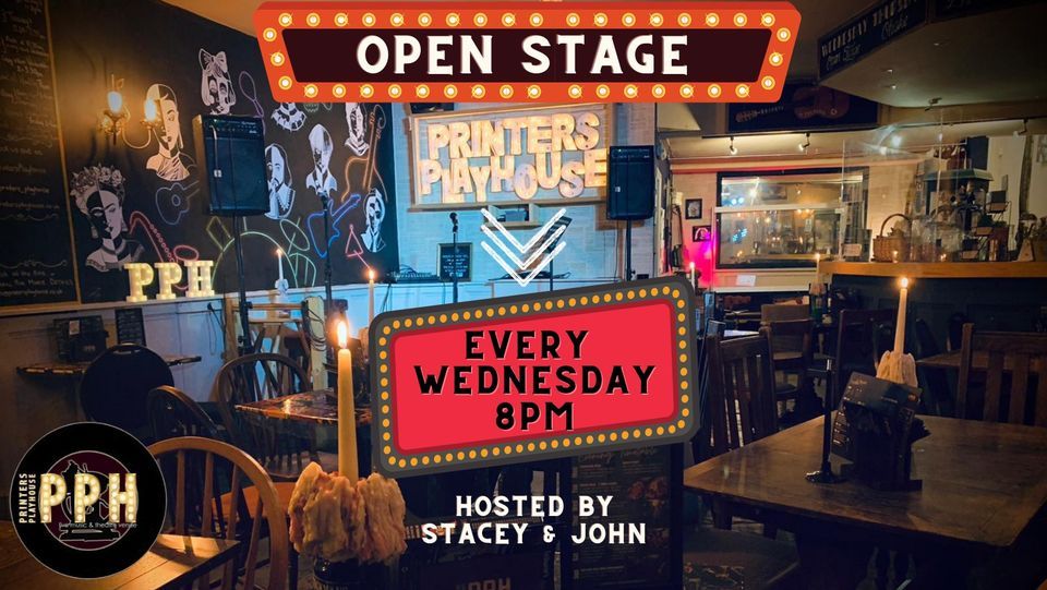 Weekly Open Stage Night, Printers Playhouse, Eastbourne, June 15 2022