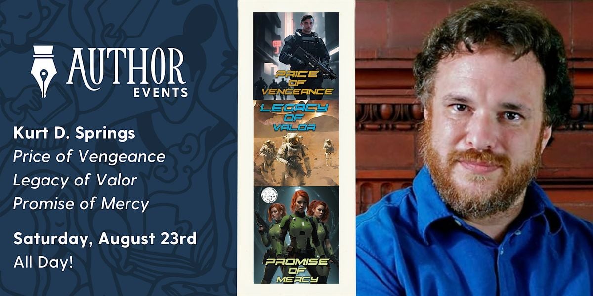 Author Tabling with Kurt D. Springs, 23 August | Event in Manchester | AllEvents