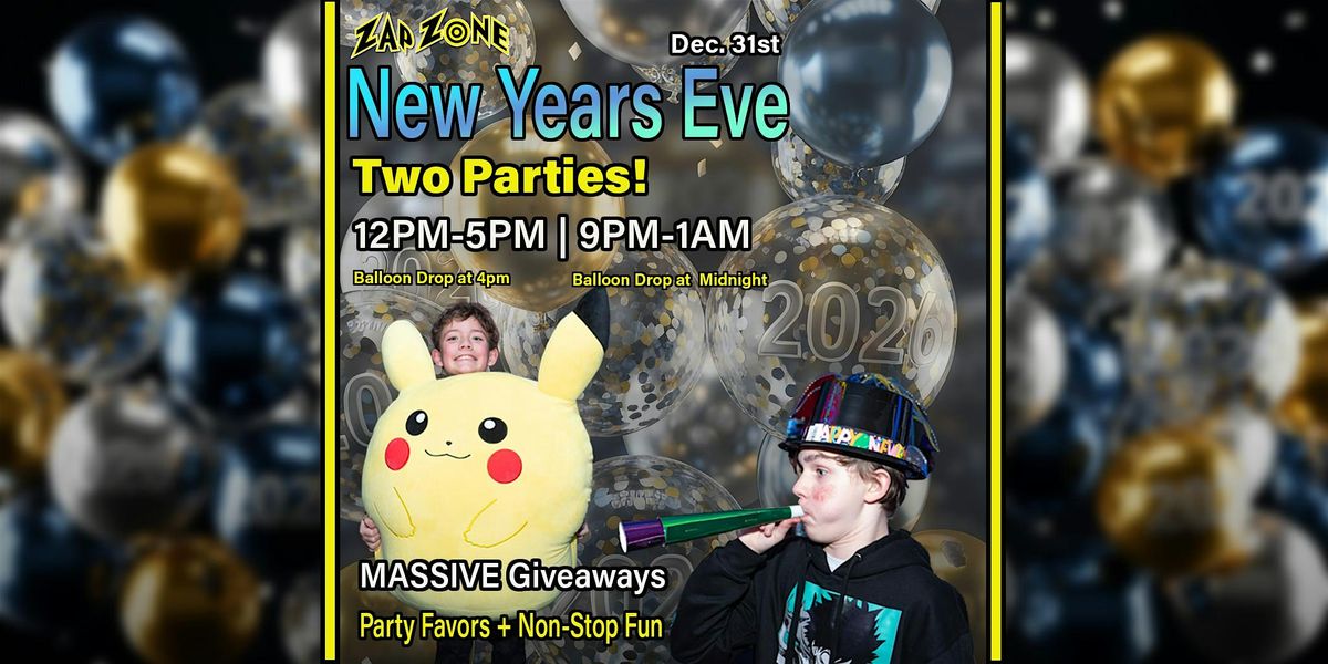 New Year's Eve Party | Zap Zone Farmington, 31 December | Event in Farmington | AllEvents
