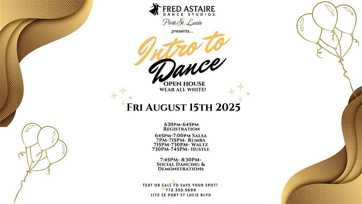 Intro To Dance, 15 August | Event in Port St. Lucie | AllEvents