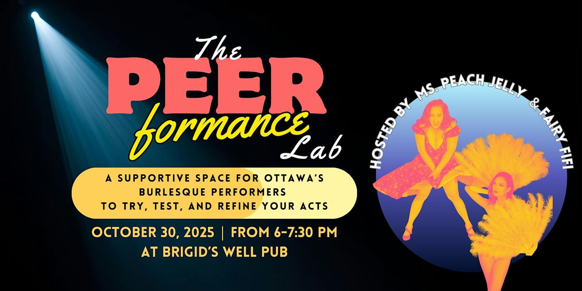 The PEERformance Lab, 30 October | Event in Ottawa | AllEvents
