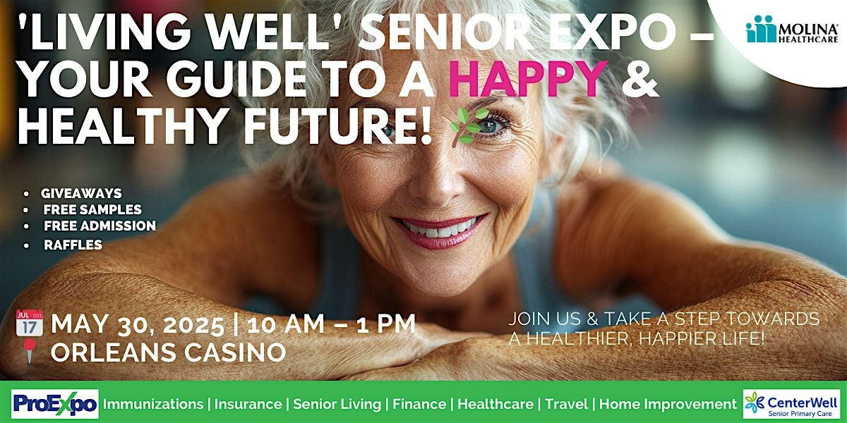 LivingWell Senior Expo at Orleans Casino, 30 May | Event in Las Vegas | AllEvents
