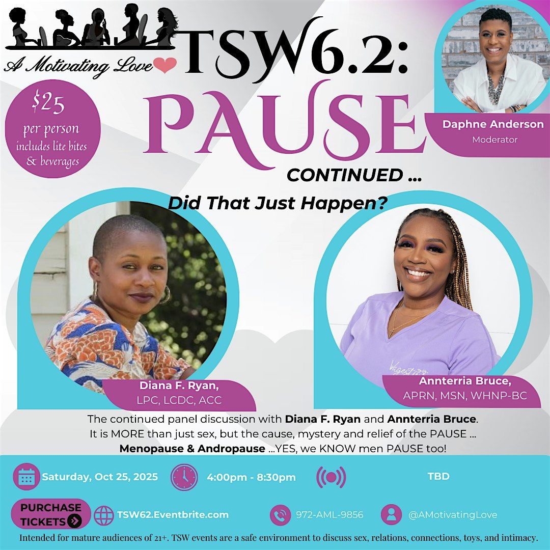 The Sensual Woman 6.2 ... PAUSE continued, 25 October | Event in McKinney | AllEvents