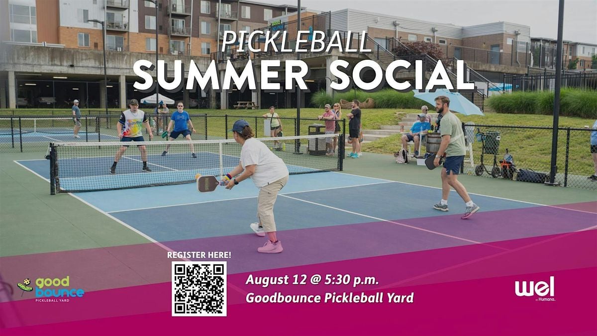 Summer Social at Goodbounce Pickleball Yard, 12 August | Event in Louisville | AllEvents