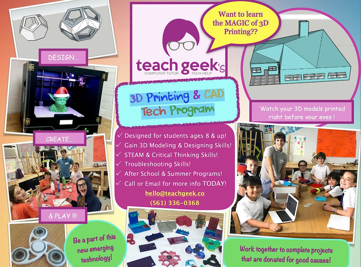 3D Printing & CAD Tech Summer Camp, 4 August | Event in Denver | AllEvents