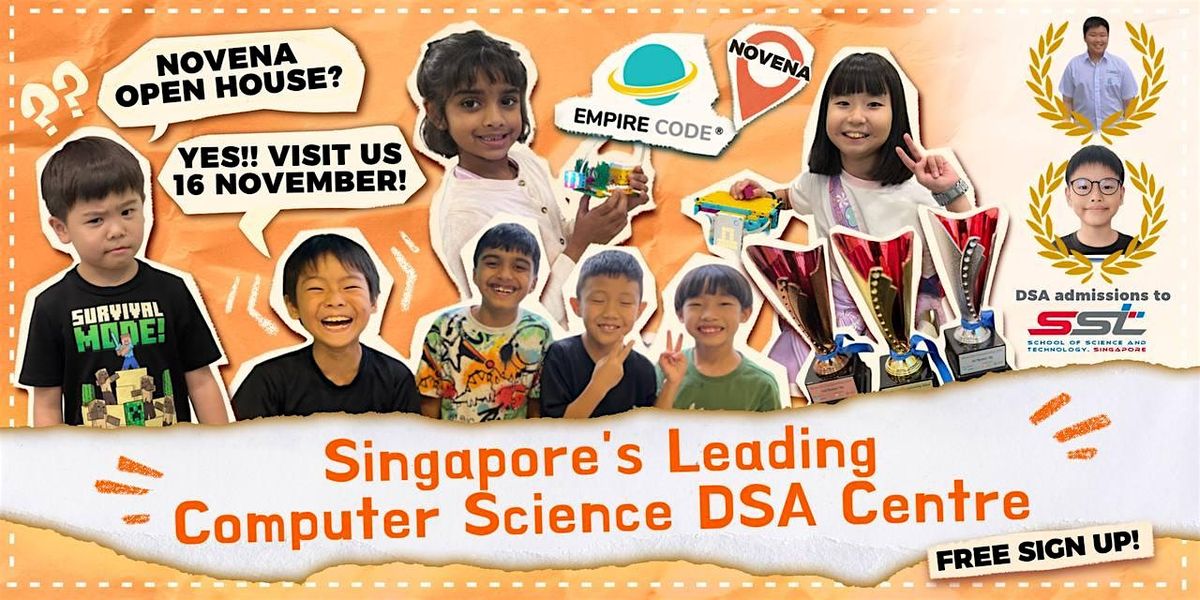 STEM DSA Preparation Courses, FREE Coding and Robotics Classes for Kids, 16 November | Event in Singapore