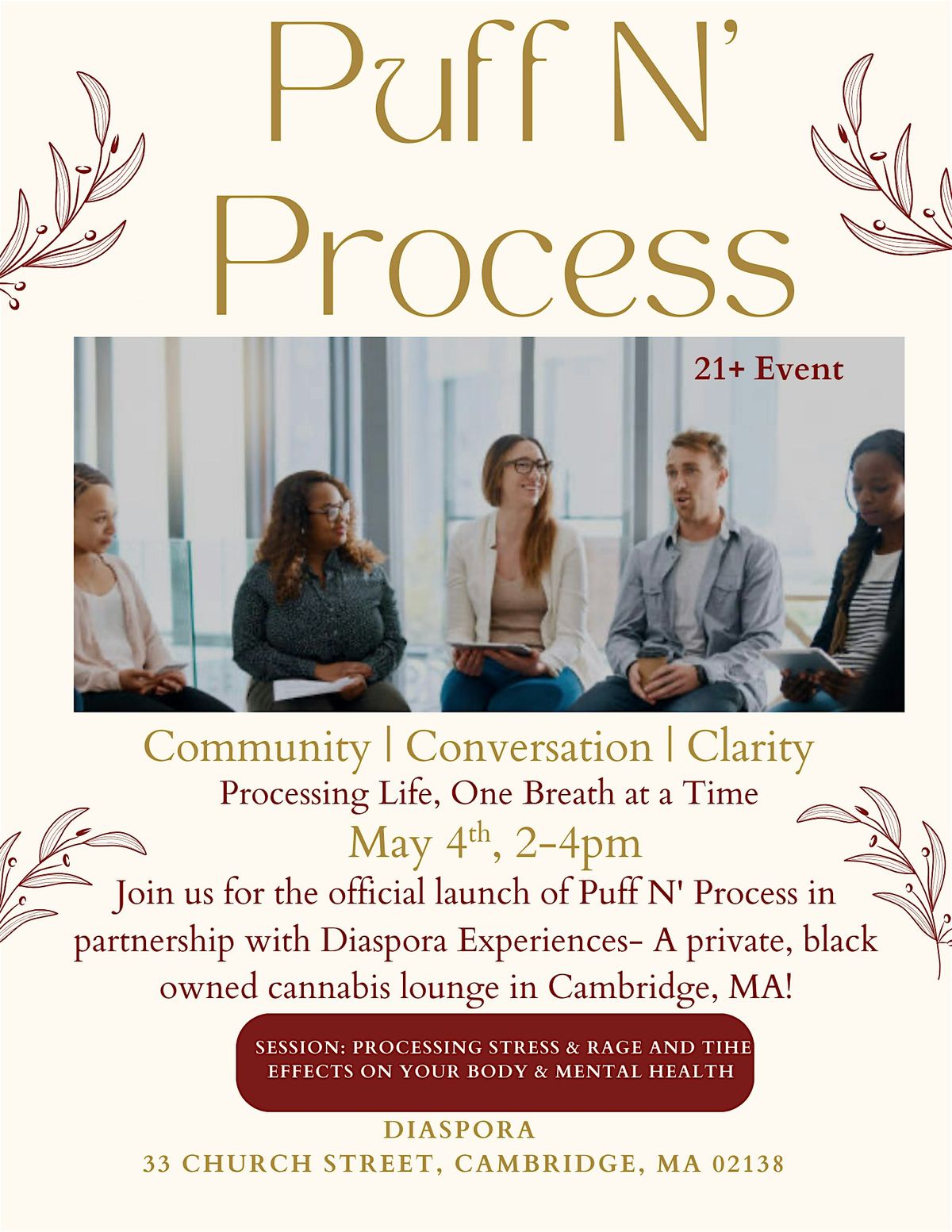 Puff N’ Process, 4 May | Event in Cambridge | AllEvents
