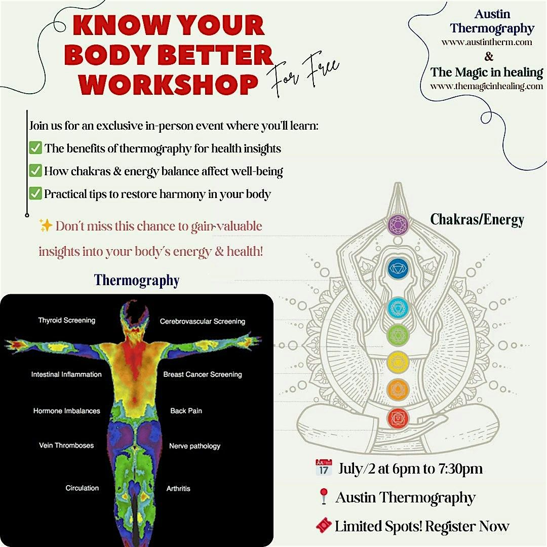 Know your Body better workshop, 2 July | Event in Austin | AllEvents