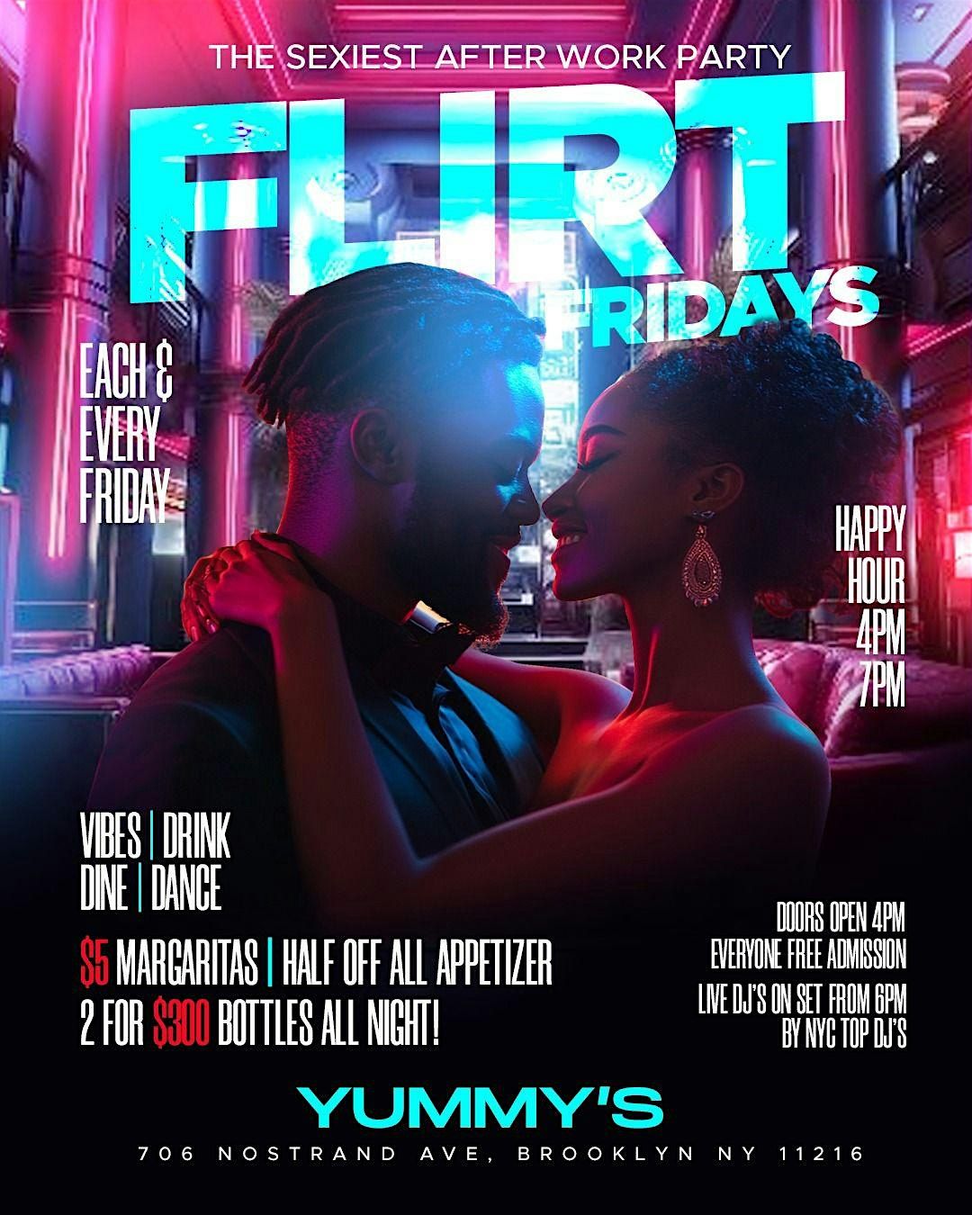 FLIRT FRIDAY'S, 16 May | Event in Brooklyn | AllEvents