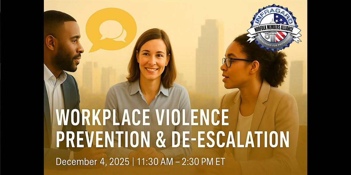 InfraGard Norfolk Chapter Holiday Potluck Luncheon, 4 December | Event in Norfolk | AllEvents